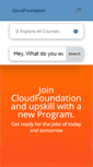 Mobile Screenshot of cloudfoundation.com